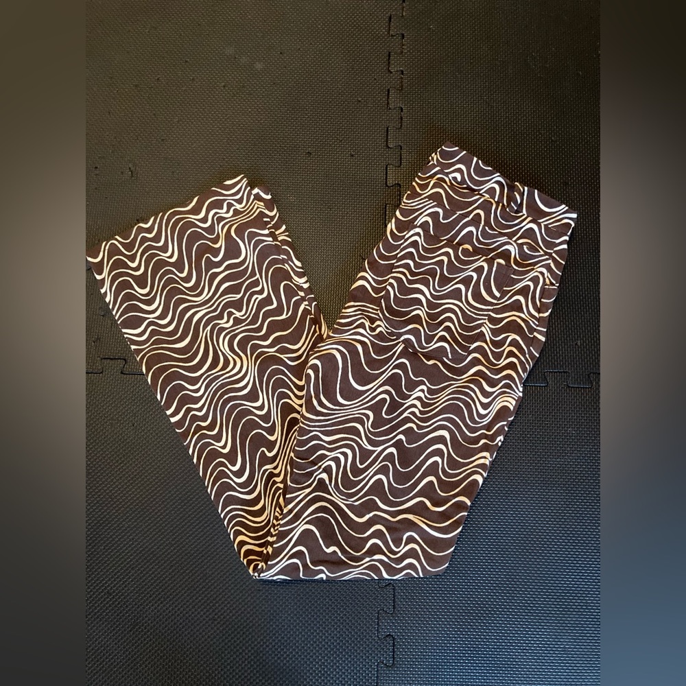 & Other Stories - brown patterned pants, size 10, new